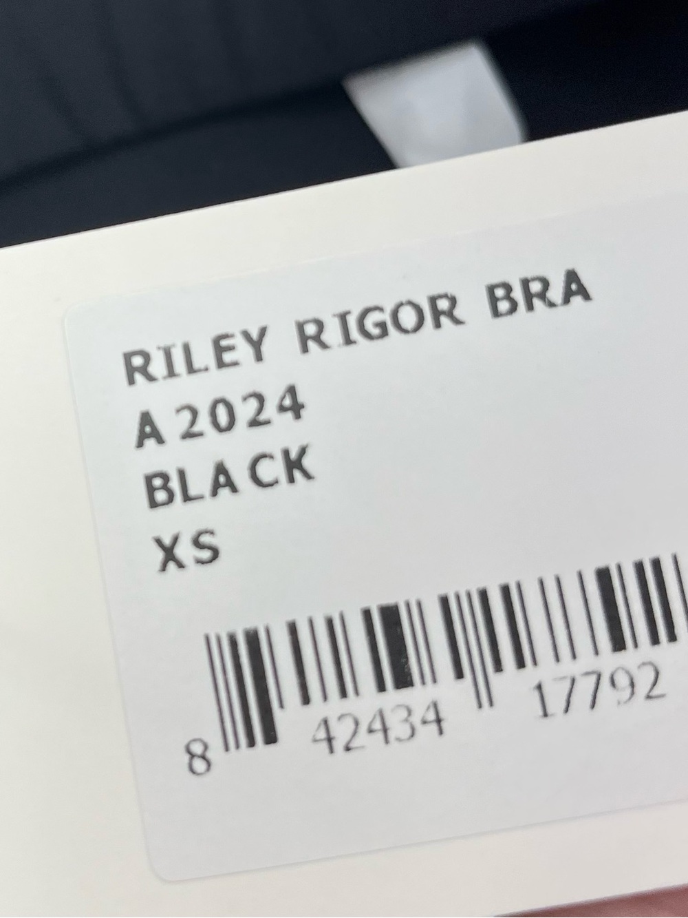 Splits59 Riley Rigor Bra solid black halter 0776 XS WOMEN NWT - Picture 7 of 9